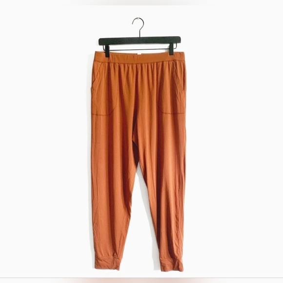 ThirdLove Pants - ThirdLove Wonderknit Pajama Jogger Pants In Burnt Orange!